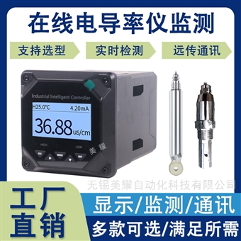 工业在线电导率仪污水处理电导仪传感器电极