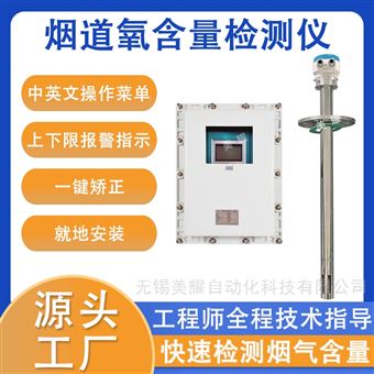 防爆氧化锆氧量分析锅炉烟道氧含量在线检测