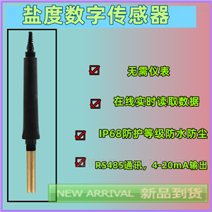 数字电极盐度数字传感器 变送器输出RS485/4-20MA
