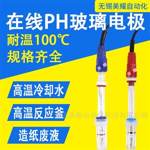 在线PH电极食品厂造纸厂污水处理厂酸碱度计