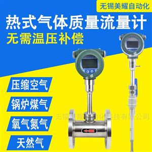 热式气体质量流量计天然气氧气插入式管道式