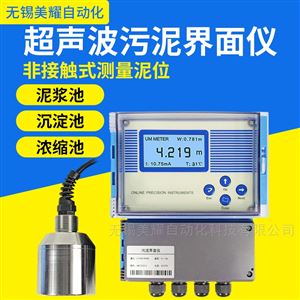 工业在线污泥界面仪超声波污泥厚度测量污水