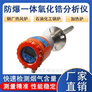 防爆氧化锆氧量分析仪 锅炉烟道氧含量监测