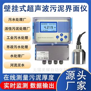 壁挂式超声波污泥界面仪 泥水测量仪