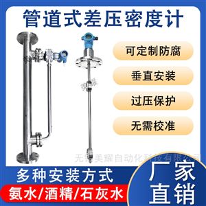 液体差压式密度计氨水脱硫脱销在线比重计