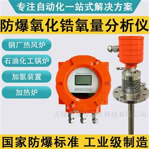 防爆氧化锆氧量分析仪 锅炉烟道氧量探测器