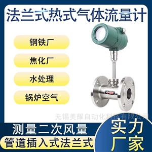 热式气体质量流量计插入式压缩空气计量表