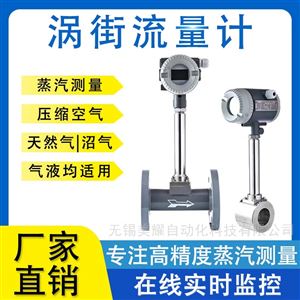 流量仪表涡街流量计蒸汽压缩空气污水汽油天然气氮气