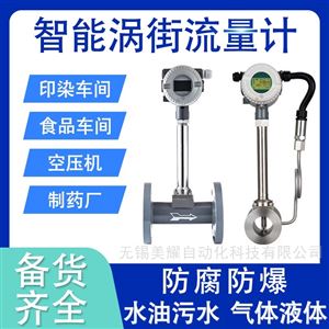 智能涡街流量计天然气压缩空气流量 计量表