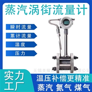 智能涡街流量计蒸汽压缩空气污水汽油天然气