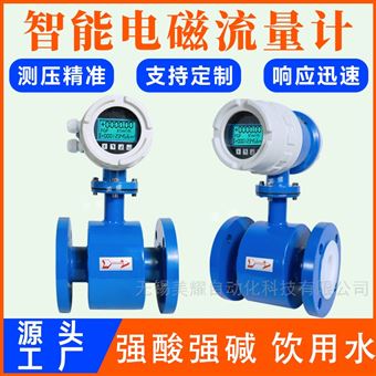 智能電磁流量計污水液體處理數顯高精度