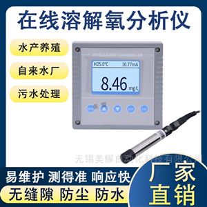 在线溶氧仪鱼塘水产养殖DO仪溶解氧传感器
