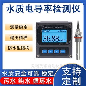 工业在线电导率分析仪水质EC值检测仪高精度