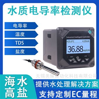 在线电导率仪水质纯水EC值检测仪电极探头