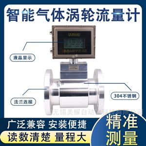 智能气体涡轮流量计高精度工业天然气甲烷