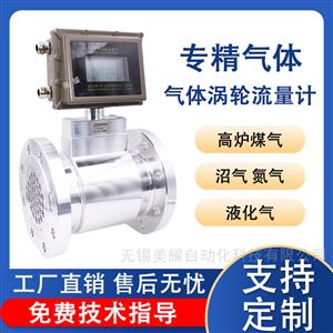 流量仪表气体涡轮流量计天然气氮气压缩空气计量表